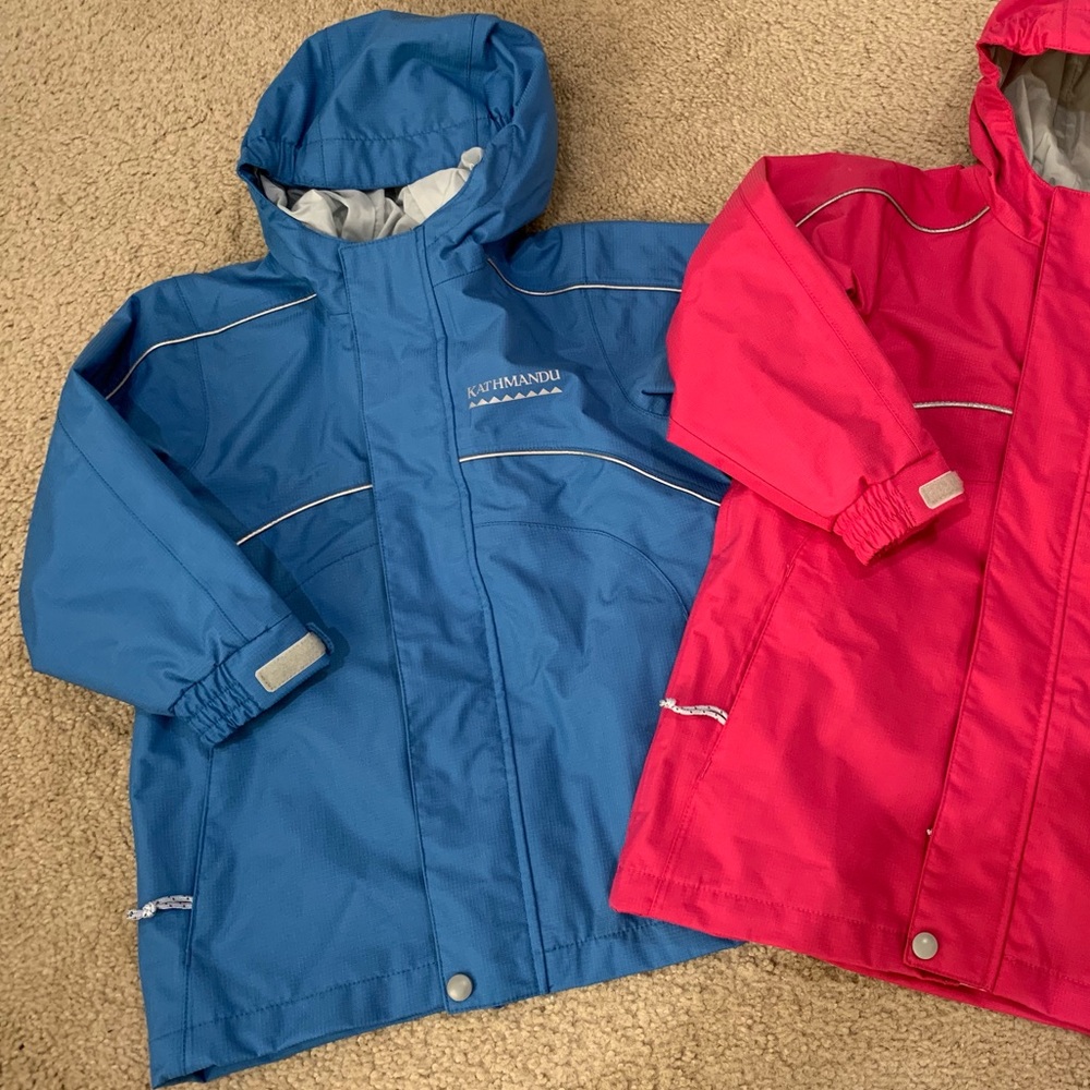 Kathmandu boys water proof jacket with hoodie